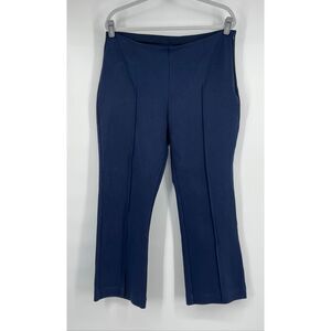 Everlane Dream Pant WomensSize XL Navy Organic Cotton Blend Side Zip Work Pant